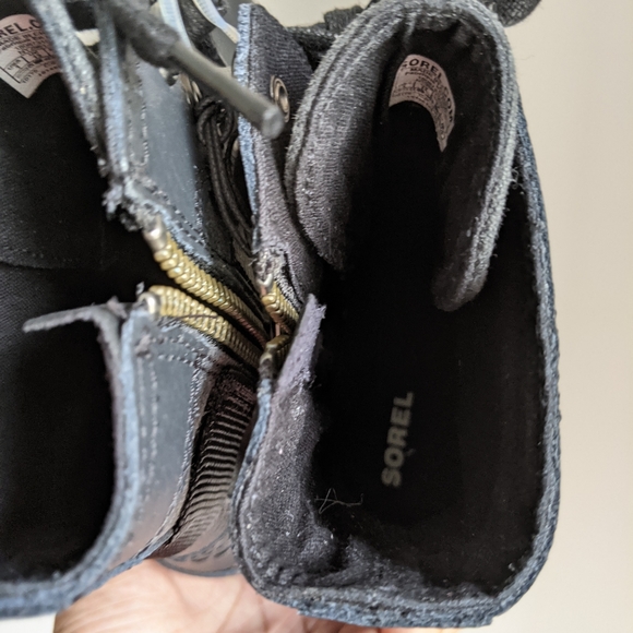 BNWT Sorel Girls Emelie Lace Up Boots - Picture 9 of 9